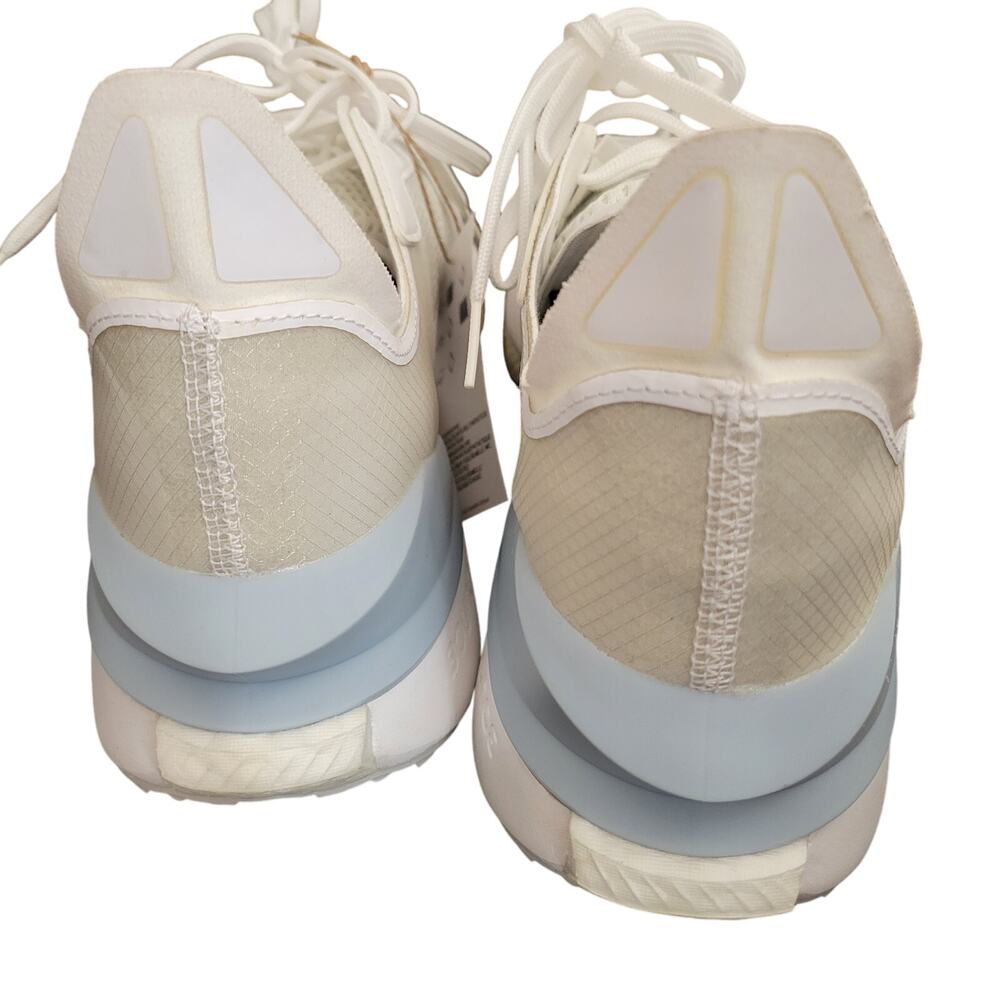 Adidas Avryn White Wonder Blue Women Athletic Running Sneakers Size 10 Mesh - Picture 3 of 8